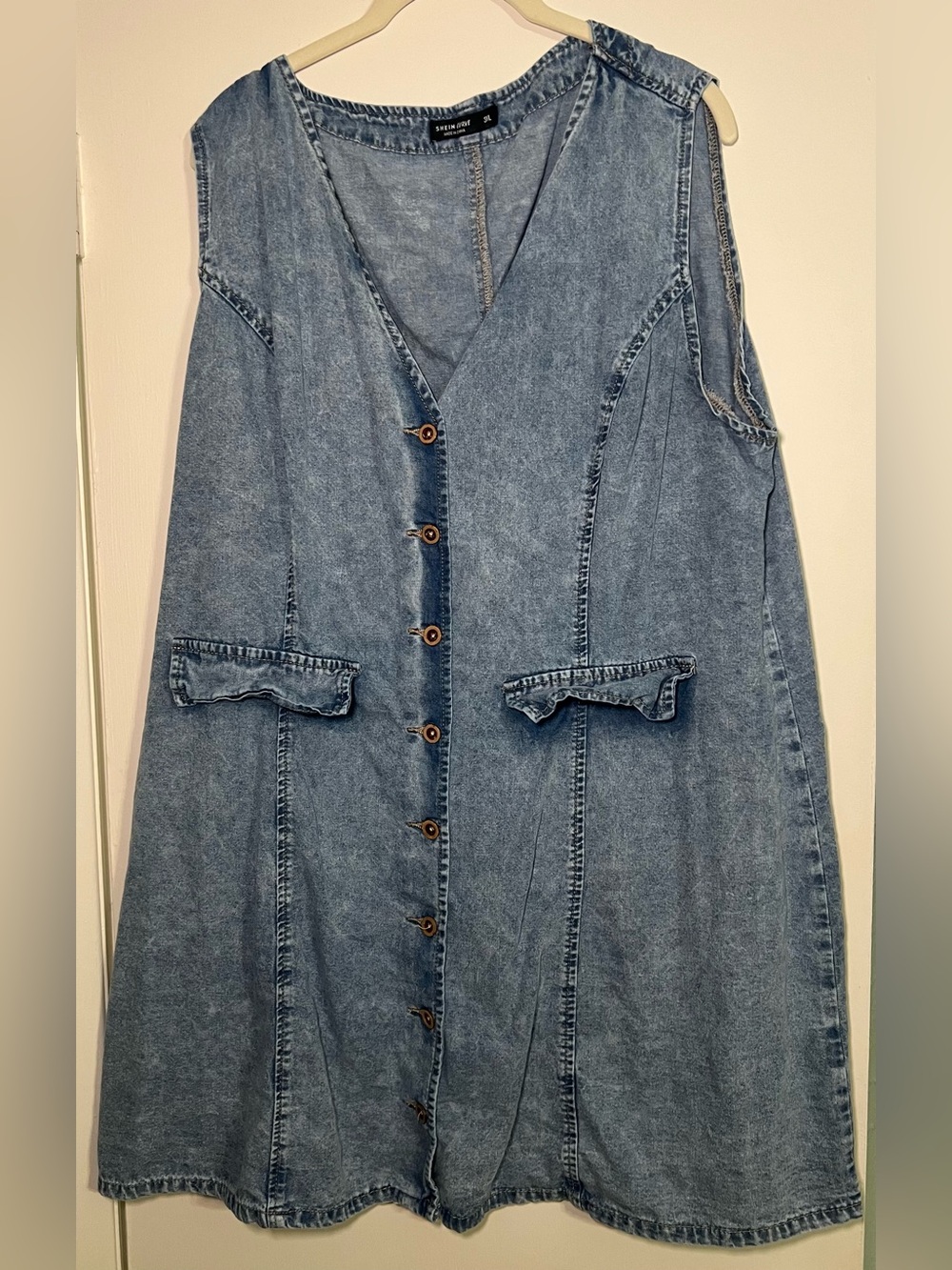 SHEIN Curve Denim Dress